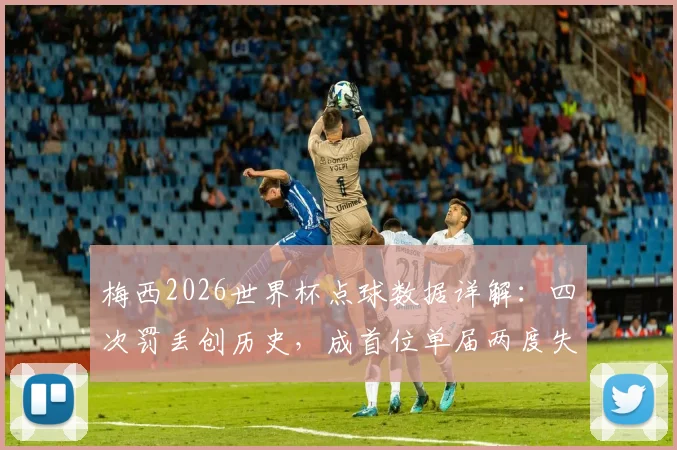 梅西2026世界杯点球数据详解：四次罚丢创历史，成首位单届两度失点的球员